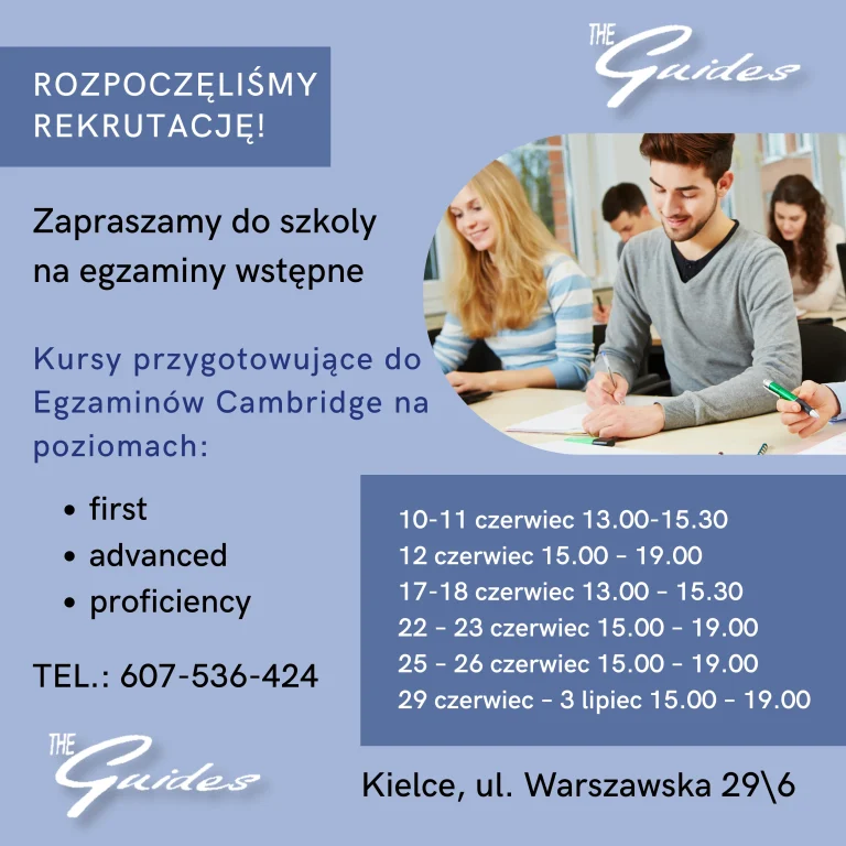 Zapraszamy na egzaminy wstępne